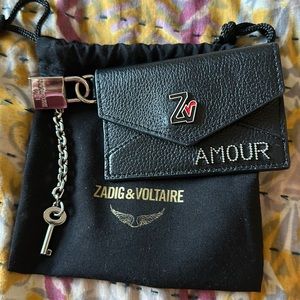 Zadig & Voltaire Amour Collection key/ card case